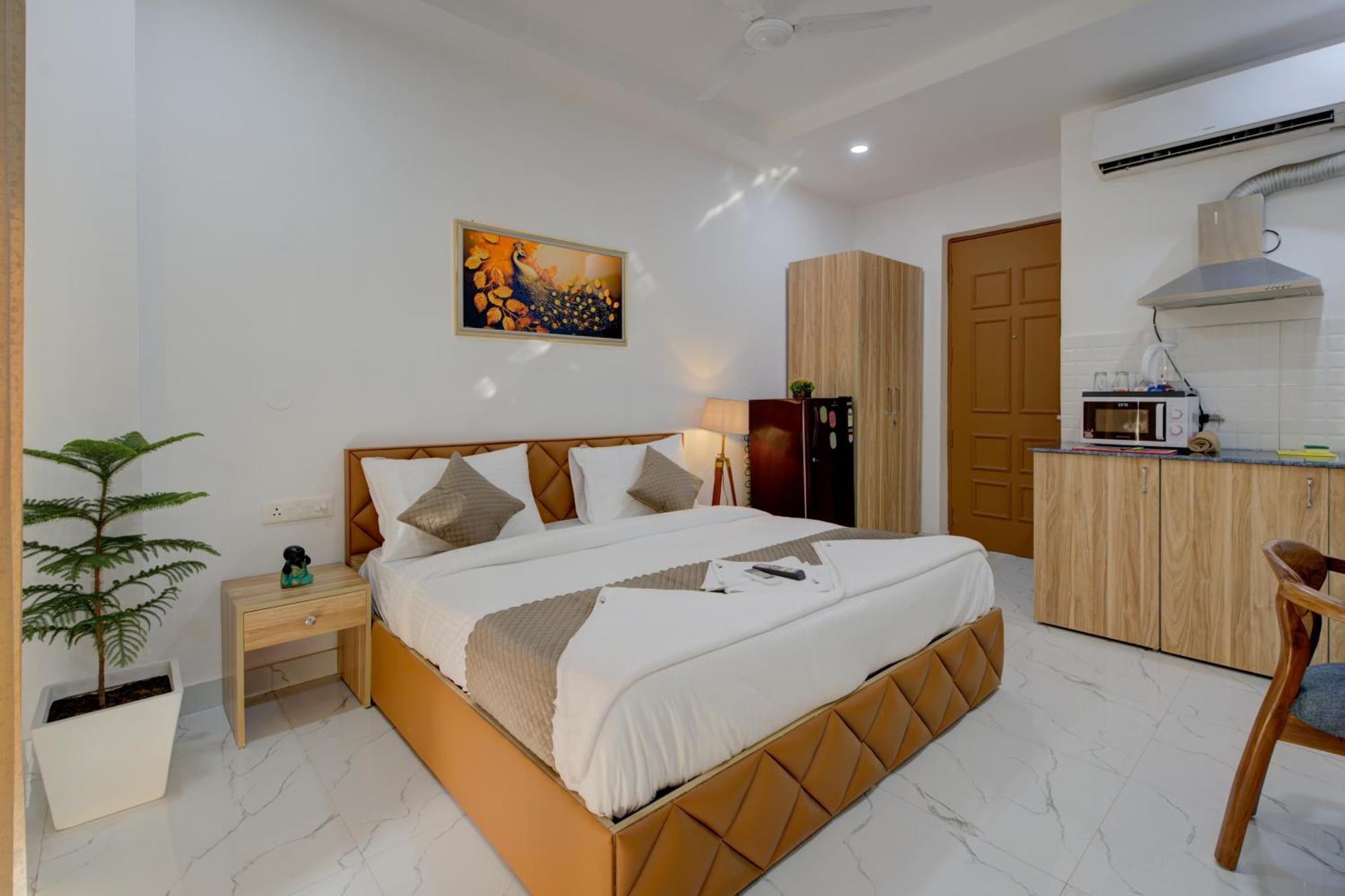 The Lodgers Studio Apartment Infront Of Artemis Hospital Gurugram Gurgaon Luaran gambar